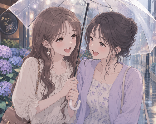 雨の日の出会いは、未来の本指名様かもしれません