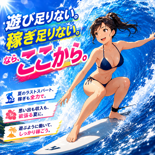 「今年の夏こんなはずじゃ…」まだ間に合います！