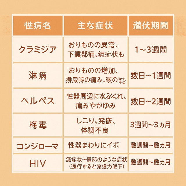 🌸【安心して働くために】性病のこと、きちんと知っておこう！