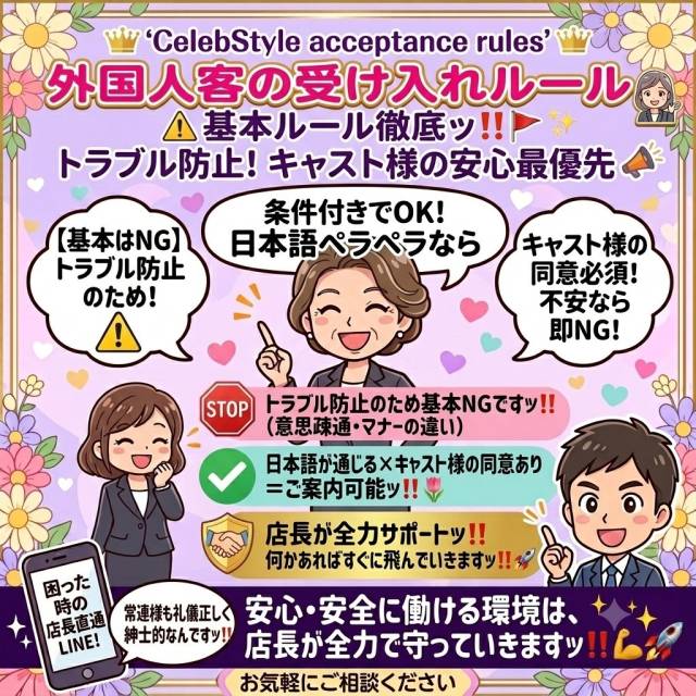 「外国人のお客様の受け入れ」について
