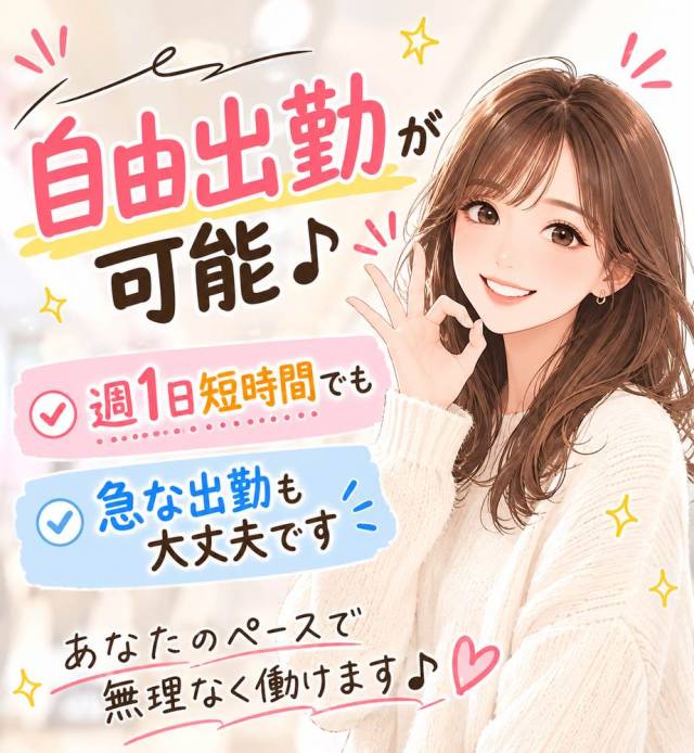 【インフォメーション】自由出勤てほんと？？