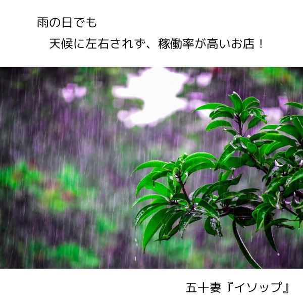 稼働率の高いお店