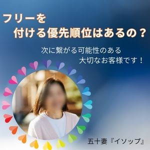 フリーを付ける優先順位はあるの？