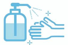 清掃、除菌を徹底しています。