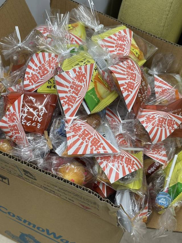 大量のお菓子♪