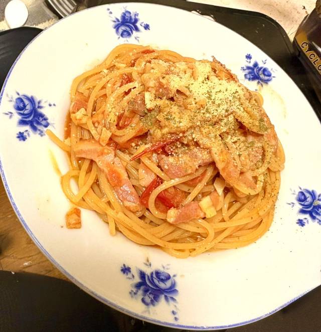 自家製パスタではっぴー！