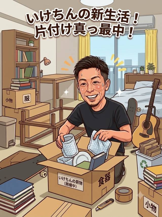 10時間の大格闘…！内勤いけちんの部屋が、ついに「俺の城」になりました！【プライベート充実】