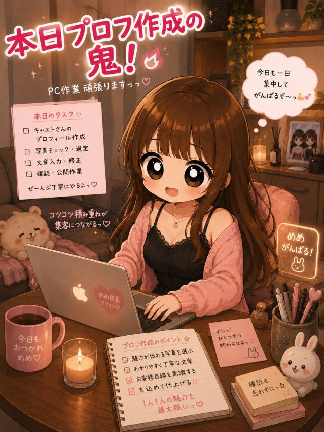 プロフ作成♪