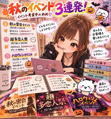 閑散期対策☆