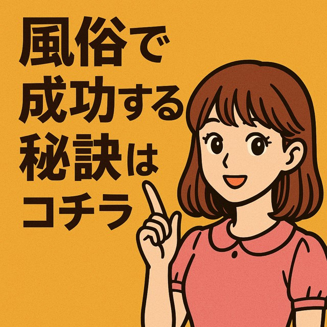 ✨【店長直伝！風俗で成功する“ホントの秘訣”はコレだぁーっ！！】✨