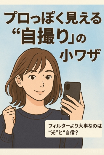 【写メ日記】プロっぽく見える“自撮り”の小ワザ