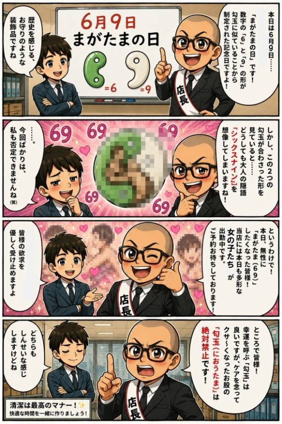 勾玉の日♪でも匂玉はNGの日！